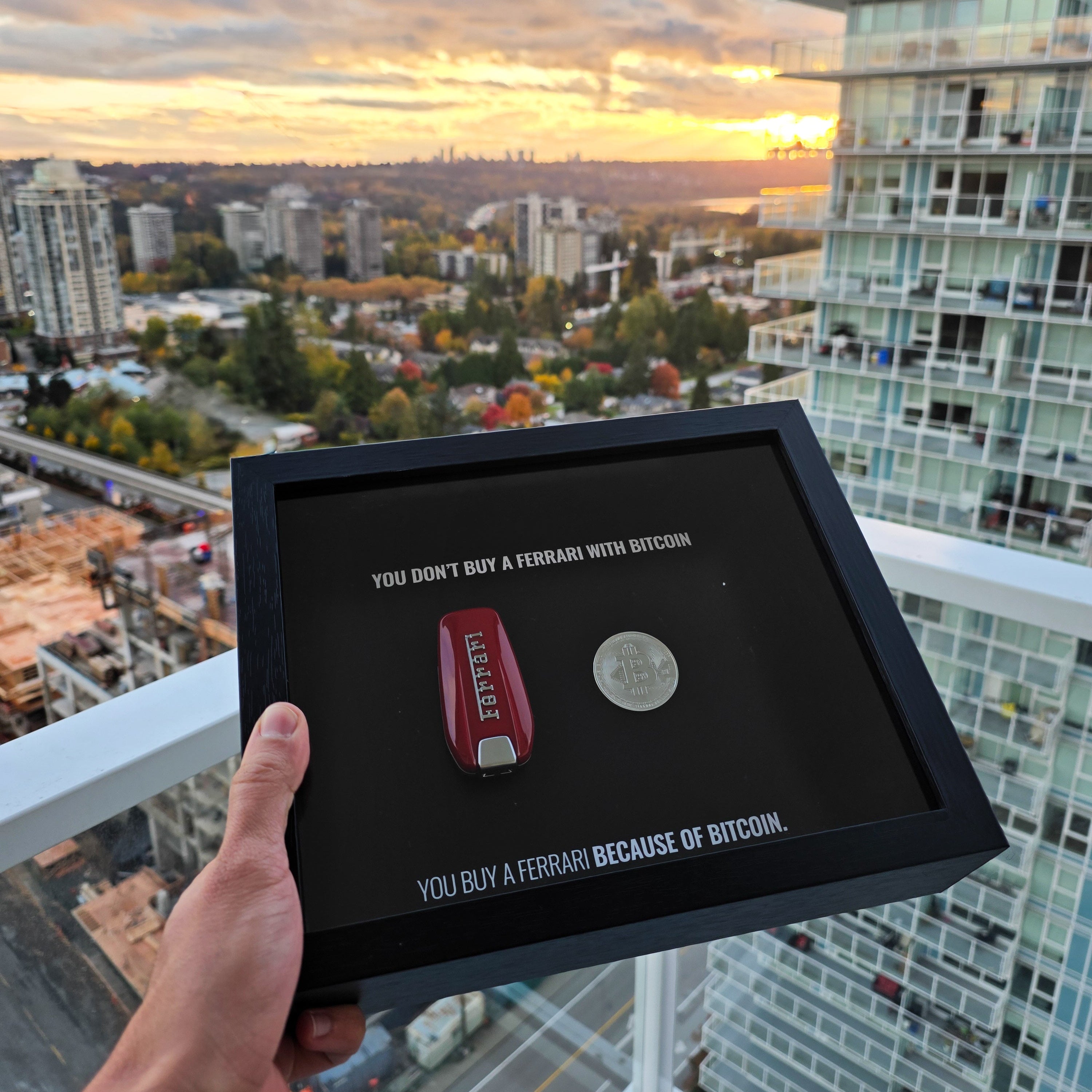 Because of Bitcoin - Ferrari