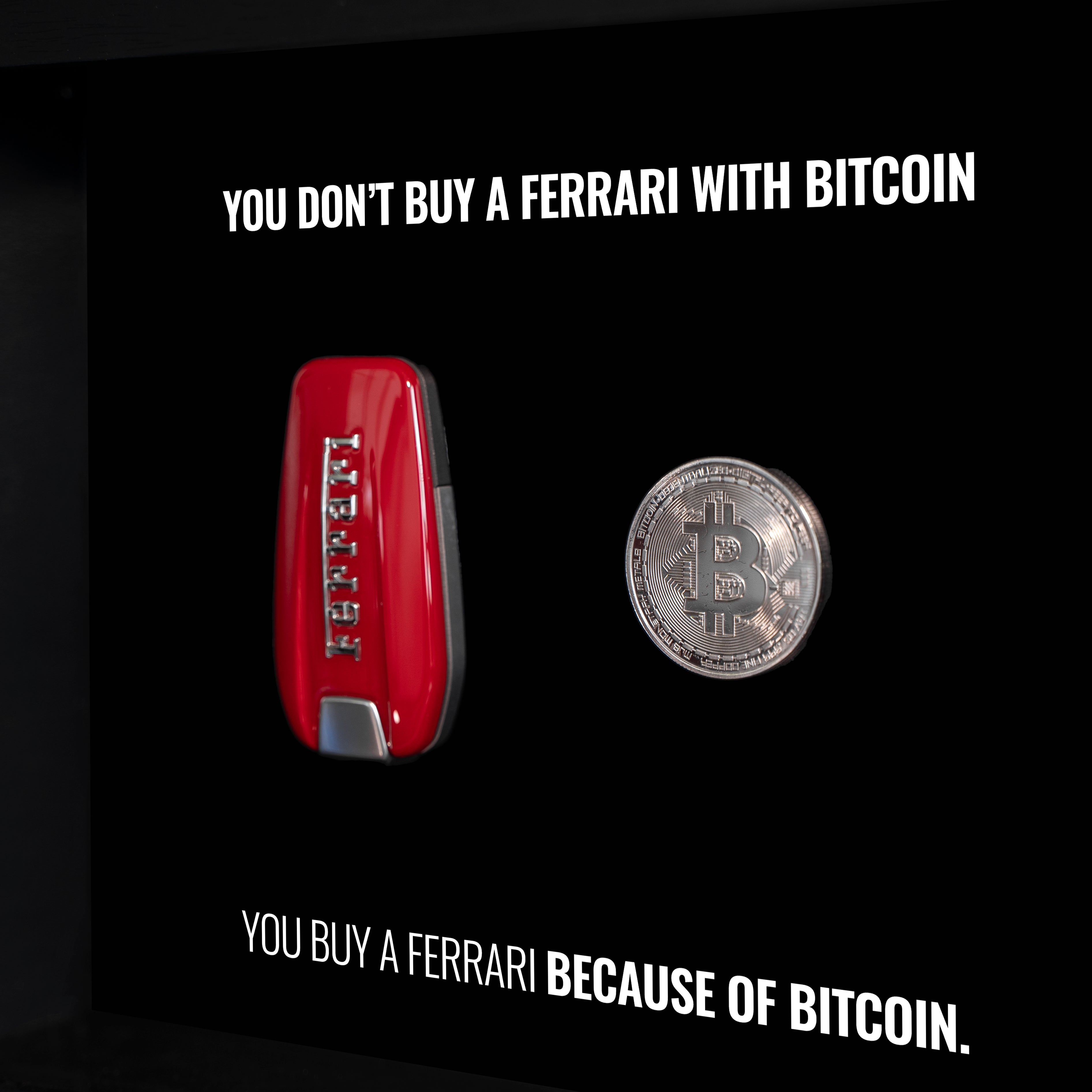 Because of Bitcoin - Ferrari